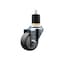Service Caster 3'' SS Thermoplastic Rubber Wheel Swivel 1-7/8'' Expanding Stem Caster SCC-SSEX20S314-TPRB-178 - alternate 1